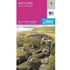 OS Landranger Map 4, Shetland – South Mainland