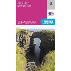 OS Landranger Map 5, Orkney – Northern Isles