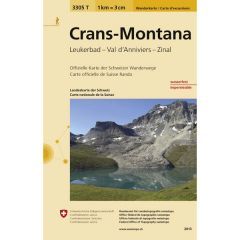 Crans-Montana Walking Map 3305T