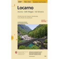 Locarno Walking Map 3308T