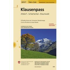 Klausenpass Walking Map 3313T