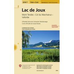 Lac de Joux Walking Map 3316T