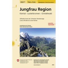 Jungfrau Region Walking Map 3323T