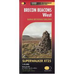 Brecon Beacons West XT25 Superwalker Map