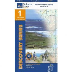 Irish Discovery Map 1, Donegal - North West