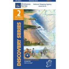 Irish Discovery Map 2, Donegal - North and Centre,Irish Discovery Map 2, Donegal - North and Centre - Area overview