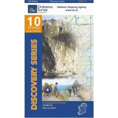 Irish Discovery Map 10, Donegal - South West