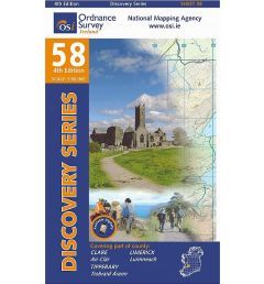Irish Discovery Map 58, Clare, Limerick and Tipperary