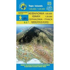 Kefalonia (Cephalonia) and Ithaca Walking Map [9.3]