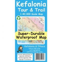Kefalonia Tour and Trail Super-Durable Map