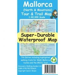 Mallorca North and Mountains Tour and Trail Walking Map