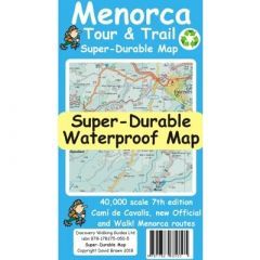 Menorca Tour and Trail Walking Map