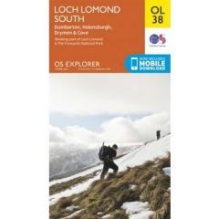 OS Explorer Map OL38 - Loch Lomond South
