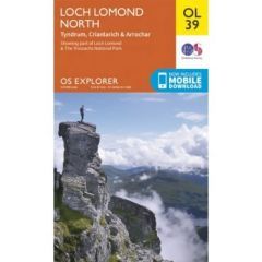 OS Explorer Map OL39 - Loch Lomond North