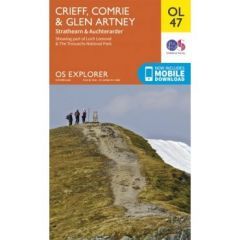 OS Explorer Map OL47 - Crieff, Comrie and Glen Artney