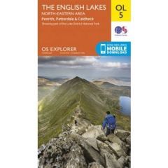 OS Explorer Map OL05 - The English Lakes - North Eastern area