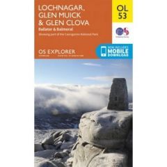OS Explorer Map OL53 - Lochnagar, Glen Muick and Glen Clova
