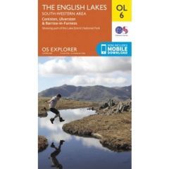 OS Explorer Map OL07 - The English Lakes - South East area