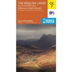 OS Explorer Map OL07 - The English Lakes - South East area
