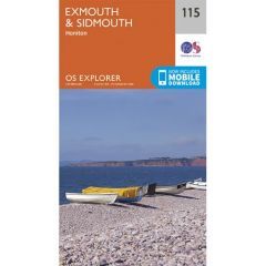 OS Explorer Map 115 - Exmouth and Sidmouth