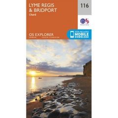 OS Explorer Map 116 - Lyme Regis and Bridport