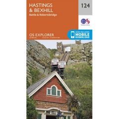OS Explorer Map 124 - Hastings and Bexhill