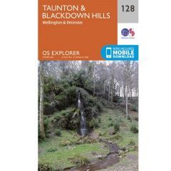 OS Explorer Map 128 - Taunton and Blackdown Hills