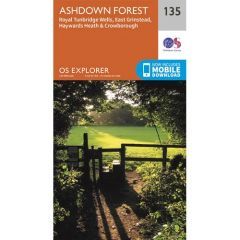 OS Explorer Map 135 - Ashdown Forest