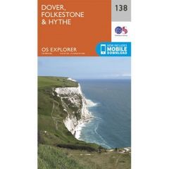 OS Explorer Map 138 - Dover and Folkestone