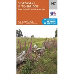 OS Explorer Map 147 - Sevenoaks and Tonbridge