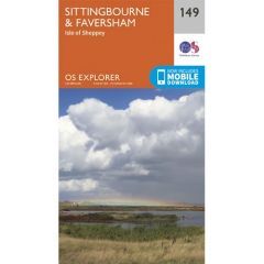 OS Explorer Map 149 - Sittingbourne and Faversham