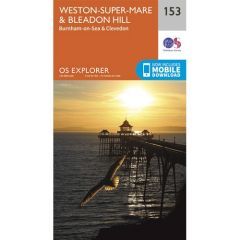 OS Explorer Map 153 - Weston-super-Mare and Bleadon Hill