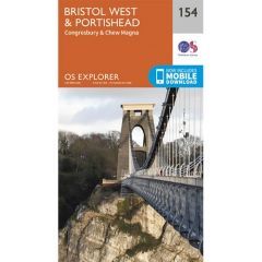 OS Explorer Map 154 - Bristol West and Portishead