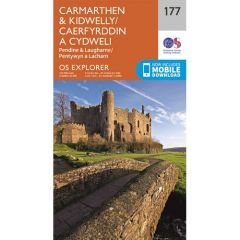 OS Explorer Map 177 - Carmarthen and Kidwelly