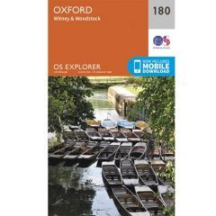 OS Explorer Map 180 - Oxford, Witney and Woodstock