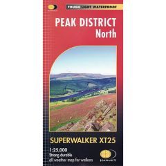 Peak District North XT25 Superwalker Map