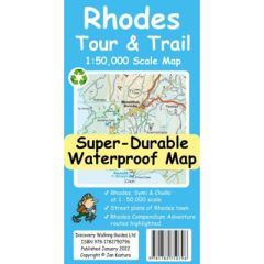 Rhodes Tour and Trail Super-Durable Map