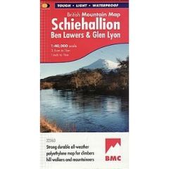 Schiehallion, Ben Lawers and Glen Lyon Mountain Map