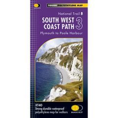 South West Coast Path 3 XT40 Harvey Map