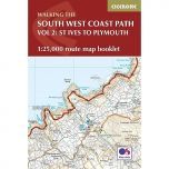 South West Coast Path Map Booklet - St Ives to Plymouth